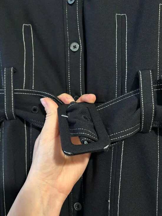 Boden Anita Ponte Shirt Dress - Size 6P - Picture 9 of 11